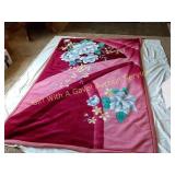Plush Japanese Throw Blanket brilliant Colors
