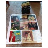 Variety of LP Albums with Crate