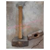 12lb Maul with handle, 8lb maul head