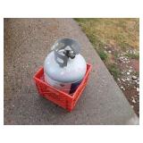 15lb LP Tank with Crate (very little if any left)
