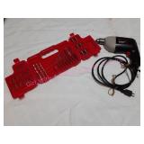 Master Mechanic 3/8" Varible Speed Drill & Bits