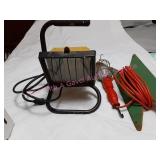 Hanging Shop Light & Halogen Floor Light