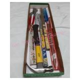 Hammer, Drill Auger Bits, Utility Knife