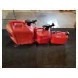 5Gal, 2 Gal, 1 Gal Gas Cans