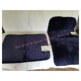 New Blue Bathroom Foam Bath Rug & Bath Rug