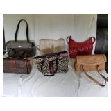 Tommy Hilfiger, Carryland, Rosetti, etc purses