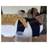 Ladies Clothing, Levis & Others With Tote