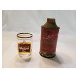 Goetz Country Club Beer Can & Potosi Beer Glass