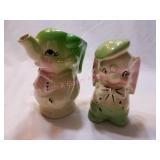 Shawnee Elephant Creamer & Bank