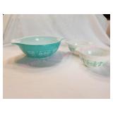 Vintage Butter Print Pyrex Nesting Bowls