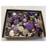 Variety of Purple Buttons