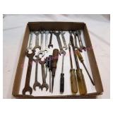 Variety of Wrenches & Screw drivers