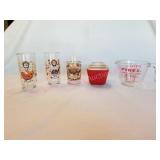 Vintage Pyrex Ref Dish, Dona Maria Mex Glasses