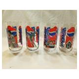 Vintage Pepsi Holiday Glasses