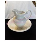 Antique Royal Ironstone Pitcher & Bowl