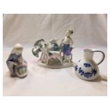 Gerold Porzellan Boy With Goats, Lefton Mary