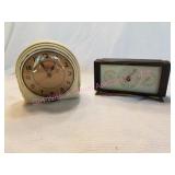 Vintage Telechrom Clock & Art Deco Airguide