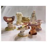 Vintage Lady Head Vases