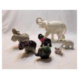 Vintage Porcelain/Ceramic Elephants
