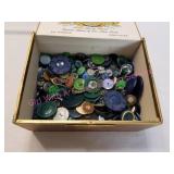 Variety of Blue, Green Buttons