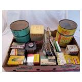 Vintage empty Shell Boxes , Alacan Shot Shell Wads