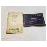 1929 Ford Model A Insturction & Repair Charge Book