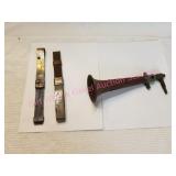 Antique Trumpet Air Horn & Adjst Flex Carb Scraper