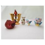 Vintage Bluebird of Happiness Lefton Egg Cup & Cup