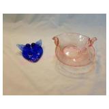 Vitnage Fenton Pink Depression Birds Nest