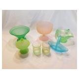 Variety of Frosted Glassware (chip shown)