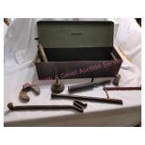 Tool Box with Misc Mechanics Tools