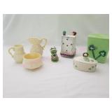Jadite, Belleek Irish, Lefton Music Box