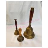 Vintage Brass Alter Bells