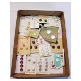 Vintage Carded Buttons, -American Pine & Others