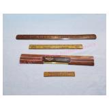 Vintage Advertising Rulers