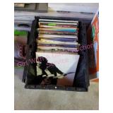 Variety of 65 Genre Records with Tote