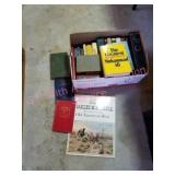 Variety of Vintage Books, Stamp Books