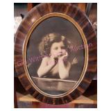 Antique 1911 Cupid Waiting by Huges & Lyday