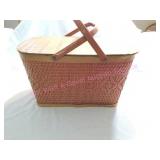 Vintage Red Man Picnic Basket