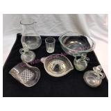 Variety of Glassware, Pyrex, Juicer, Oil Vinegar