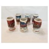 2004 - 2009 Budweiser Clydesdale Steins