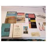Vintage Scott Boat Motors Flyers, Postcard,