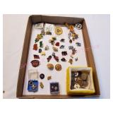 Lapel Pins, Military Buttons, Collector Pins