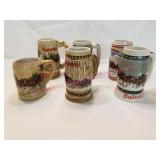 1980-1985 Budweiser Clydesdale Steins