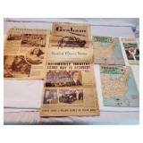 Vintage Texaco Road Atlas, Vintage Auot News