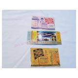 Vintage 1969 & 1973 Nascar Ticket Stubs 500 mile
