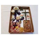 Misc Smalls, Cross, Marble, Copper Picture
