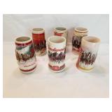 2010 - 2015 Budweiser Clydesdale Steins