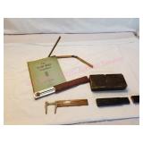 Vintage Slide Rule, Stewart Warner Vibration Tach