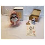 Japanese Wedding Doll, Sake Dbl Face Bottle